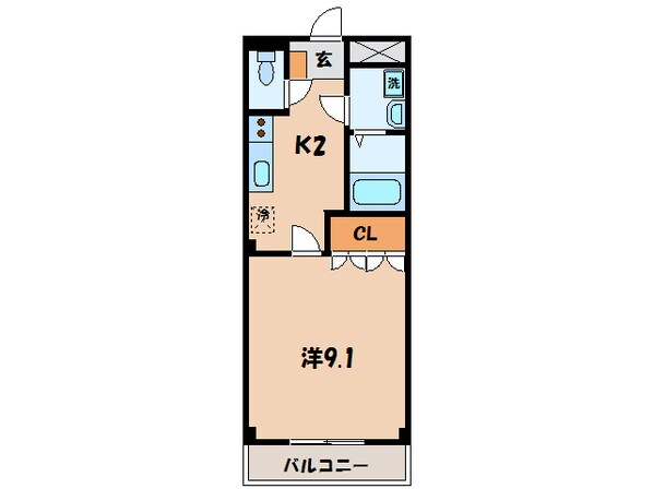 西尾駅 徒歩25分 2階の物件間取画像